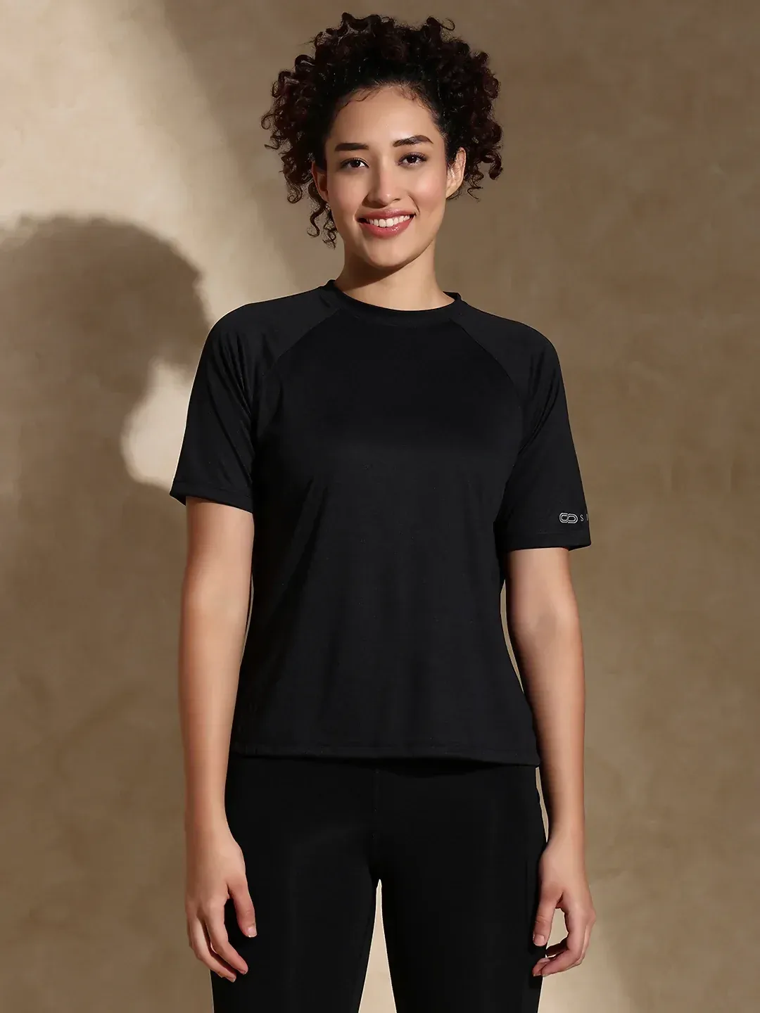 Traqfit Raglan Tee Black