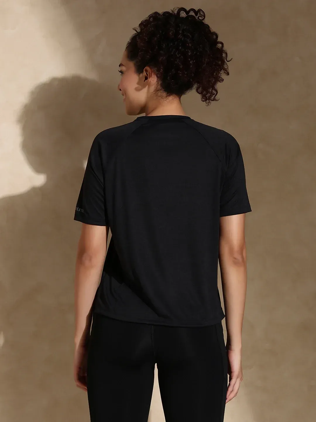 Traqfit Raglan Tee Black