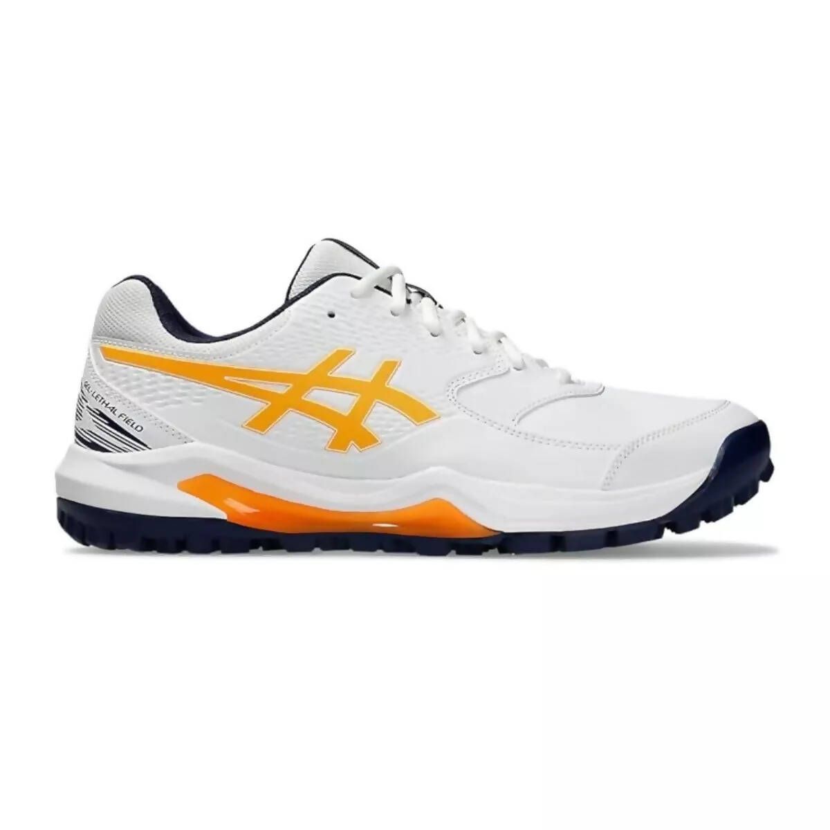 ASICS Gel-Lethal Field 2 Cricket Shoe - White/ Stadium Orange