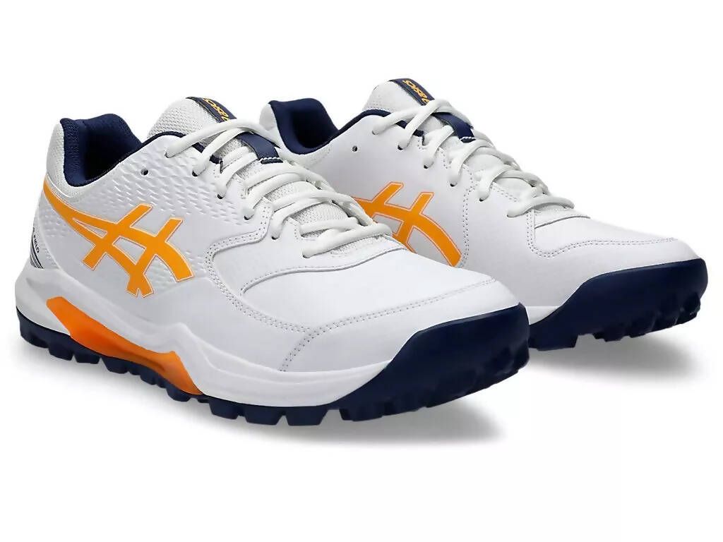 ASICS Gel-Lethal Field 2 Cricket Shoe - White/ Stadium Orange