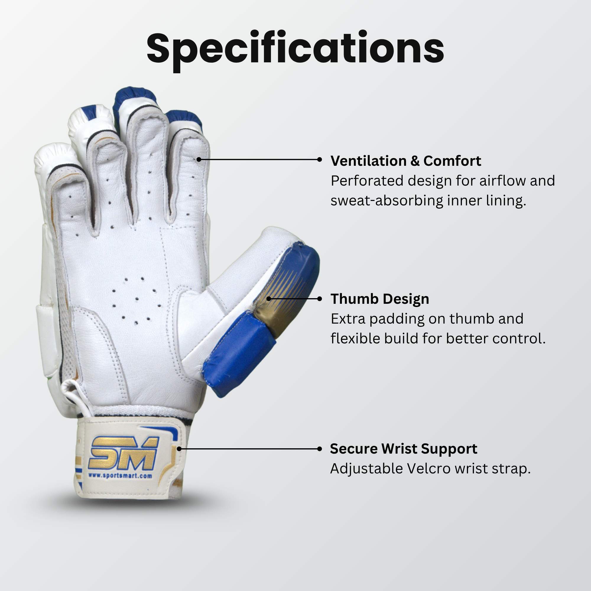 NOVA SM Xtreme Batting Gloves